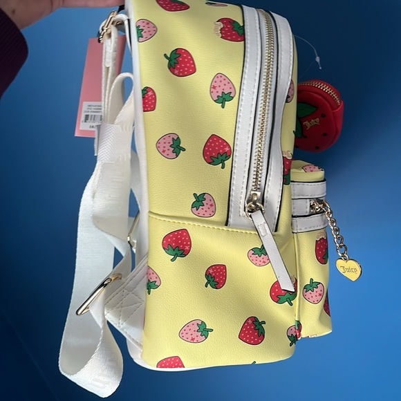 Juicy Couture Yellow Strawberry Backpack NWT main image 10